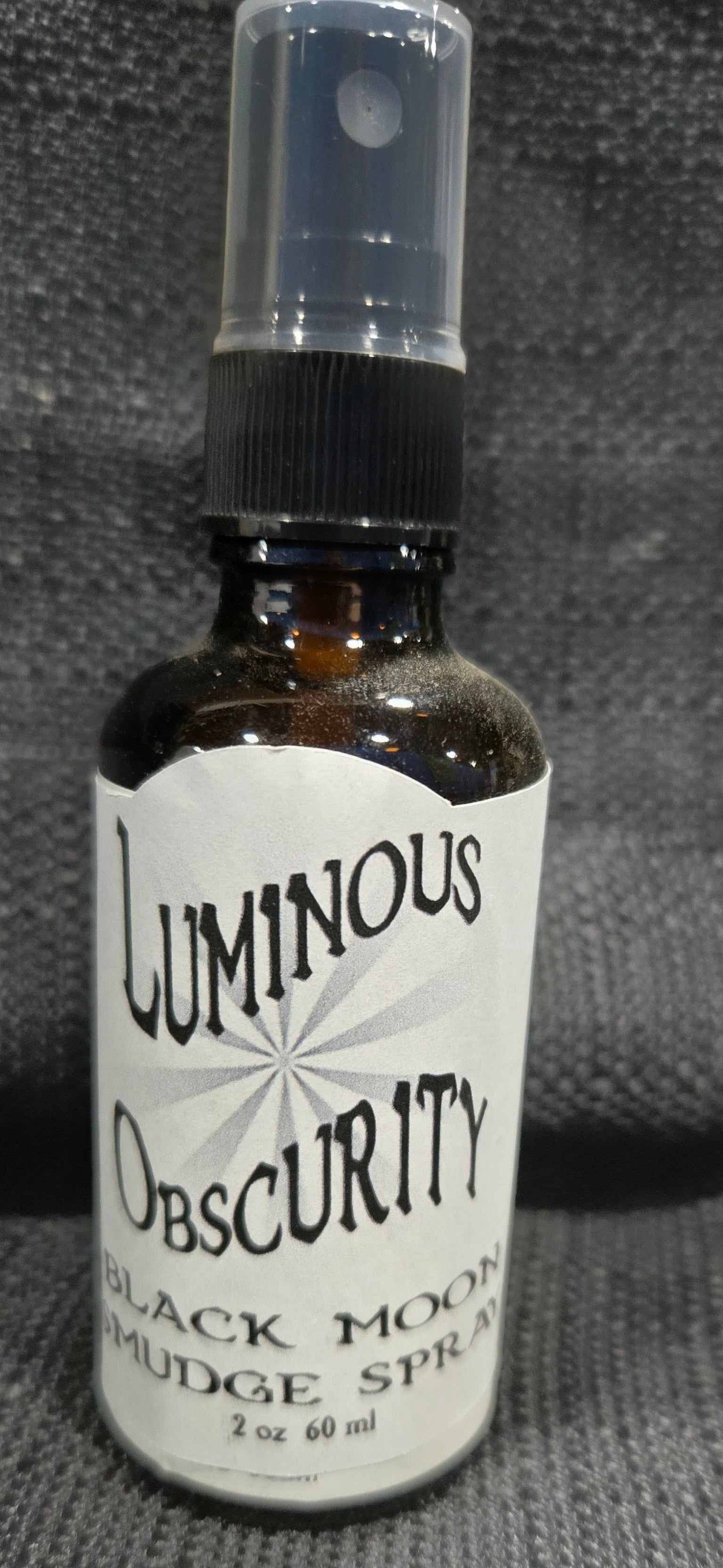 Black Moon Smudge Spray | Ritual Space Clearing | Smoke-Free Cleansing