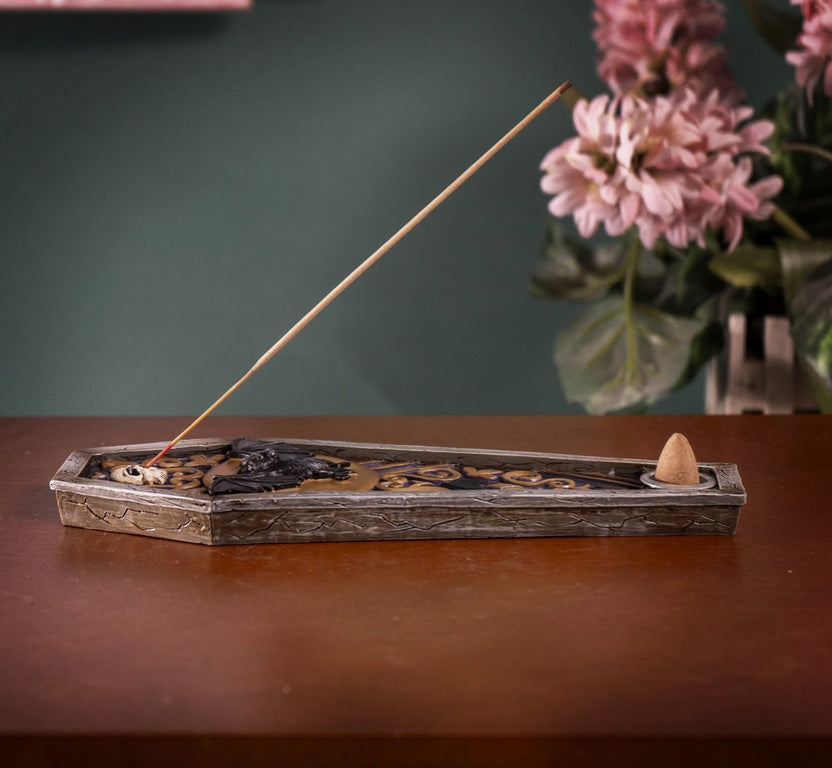 Bat Incense Burner | Cold Cast Resin | Handmade Gothic Decor