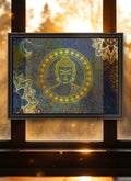 Buddha Suncatcher | Handmade Stained Glass Style Spiritual Art