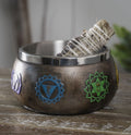 Chakra Ritual Bowl | Cold Cast Resin | Spiritual Altar Decor