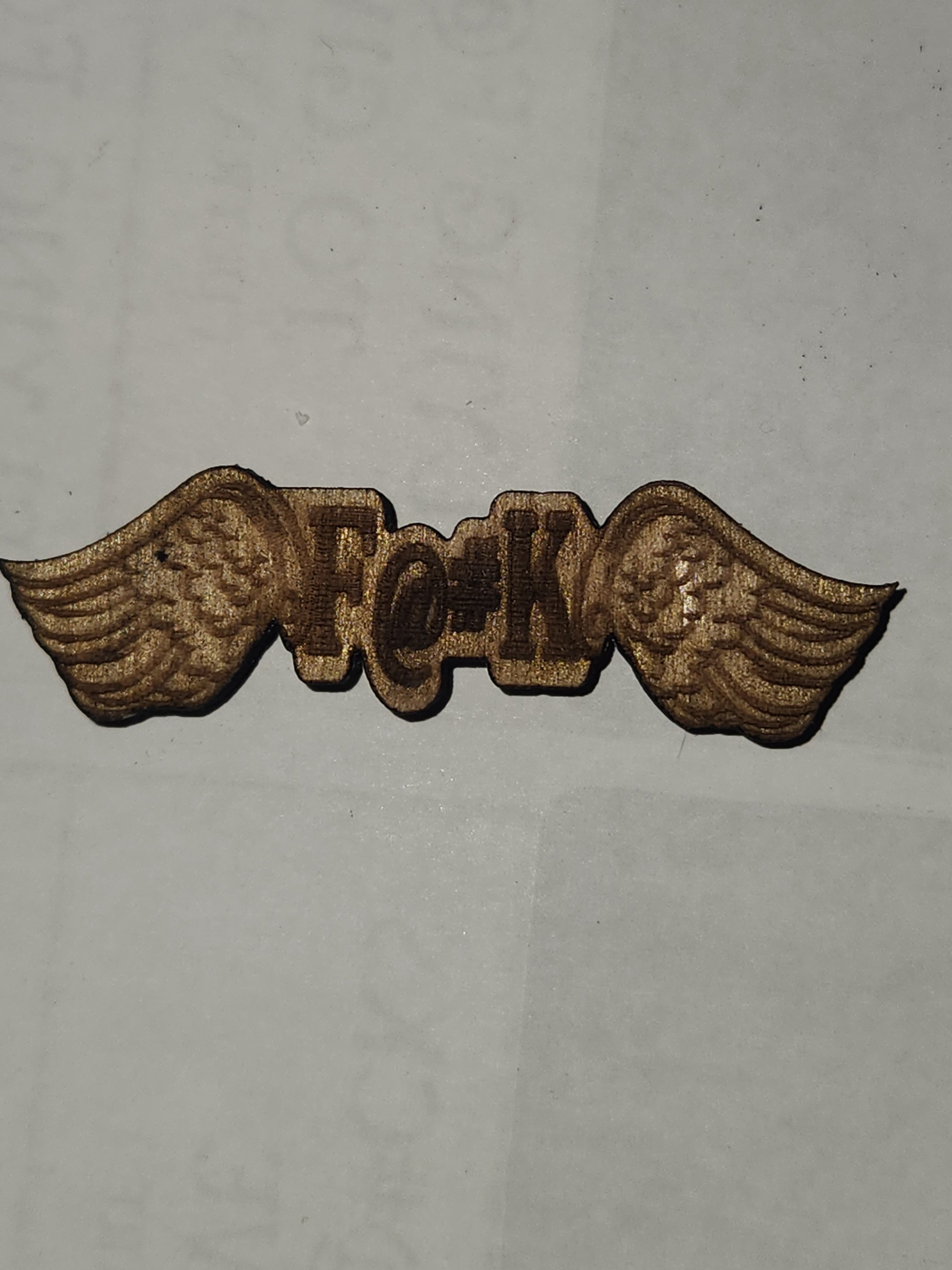Flying F@#ks To Give | Laser Engraved Wood Novelty Gift | Glass Jar