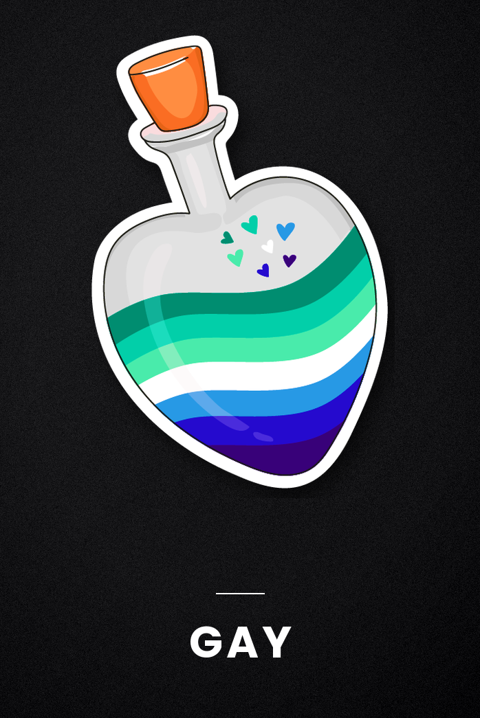 Pride Potion Bottle Pin