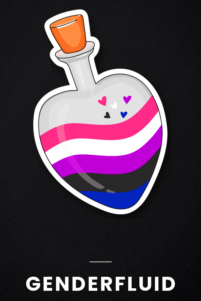 Pride Potion Bottle Pin