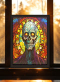 Ghoul Suncatcher | Handmade Stained Glass Style Horror Art
