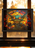 Gremlin Suncatcher | Handmade Stained Glass Style Fantasy Art