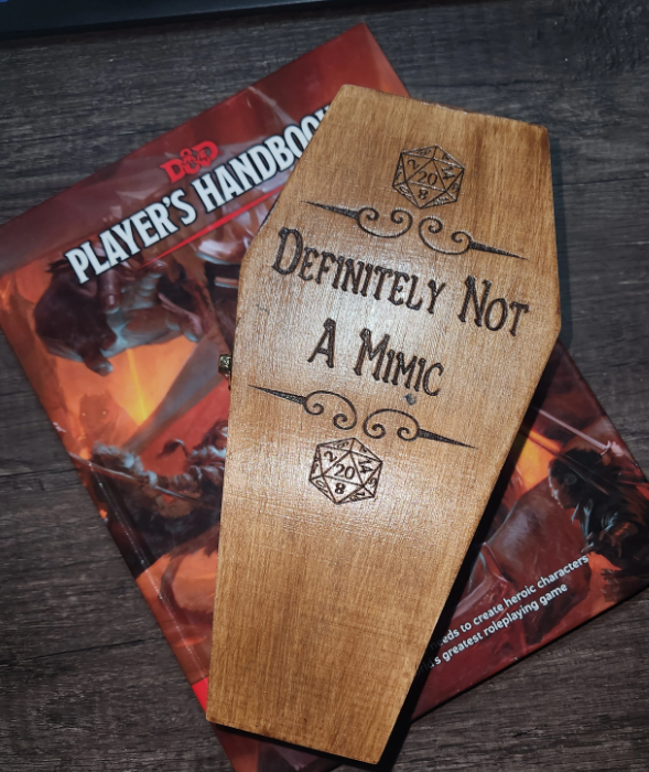Not a Mimic Deluxe Dice Coffin