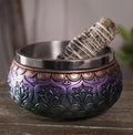 Mandala Ritual Bowl | Cold Cast Resin | Spiritual Altar Decor