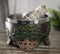 Tree of Life Ritual Bowl | Cold Cast Resin | Spiritual Altar Decor
