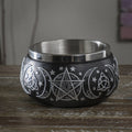 Triple Moon Ritual Bowl | Cold Cast Resin | Spiritual Altar Decor