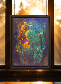 Virgo Zodiac Suncatcher | Handmade Stained Glass Style Astrological Art