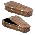 Vampire Coffin Box | Gothic Cold Cast Resin Coffin | Trinket & Keepsake Box